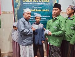 Semarak Tahun Baru Islam, MWCNU Sangkapura dan PRNU Menara Gelar Santunan Yatim Dhuafa dalam Lailatul Ijtima’